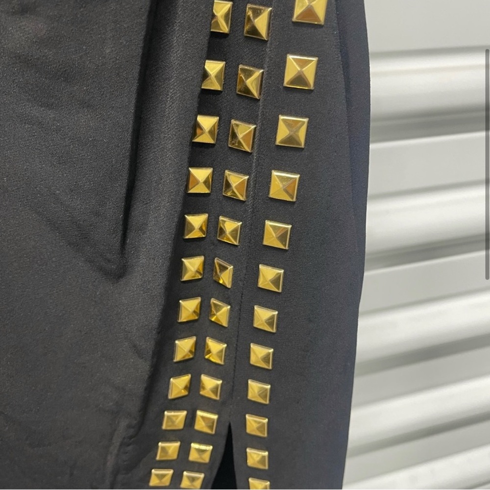 BRAND NEW Michael Kors Black with gold studs dress NWT - Picture 3 of 4